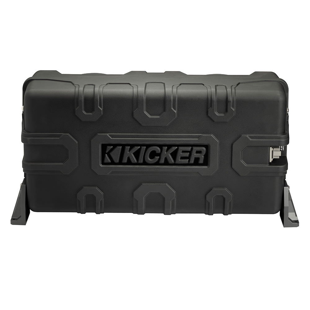 KICKER 10" Loaded Premium Marine Enclosure w/Passive Radiator - 4-Ohm
