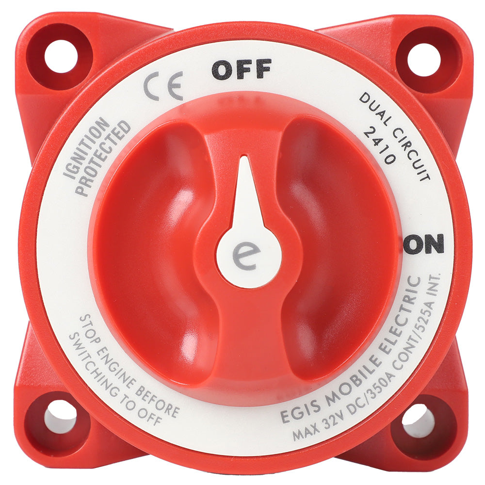 Egis E-Series 350A Dual Circuit Battery Switch Off/On