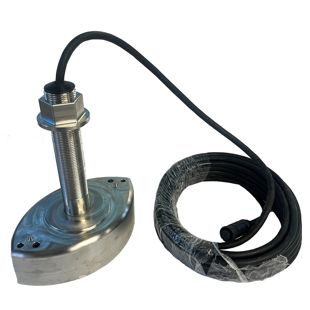 Echonautics ST180D 1kW Thru-Hull Stainless Steel Transducer - 50/200kHz