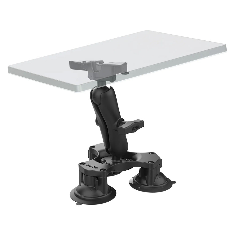 RAM Mount RAM® Twist-Lock™ Triple Suction Heavy Duty Mount f/Starlink Mini