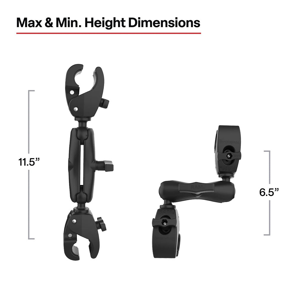 RAM Mount RAM® Trolling Motor Stabilizer w/Tough-Claw™ 1” - 1.6” Clamp Bases