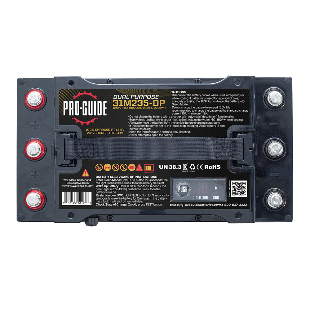 Pro-Guide Alpha Series Lithium Battery - 12V - 235AH - Group 31 (Tall)