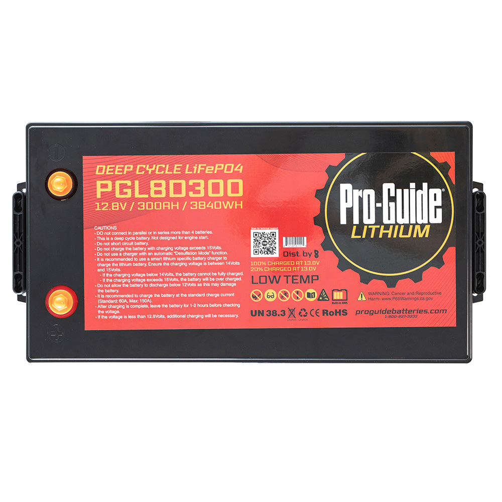 Pro-Guide Signature Series Lithium Battery - 12V - 300AH - 8D