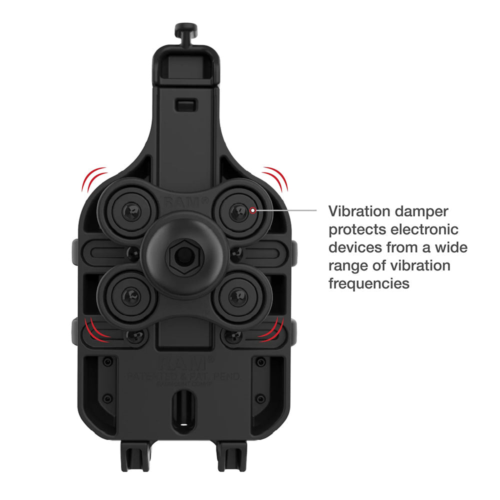 Ram Mount RAM® Quick-Grip™ Pro Phone Holder w/Ball & Vibration Damper