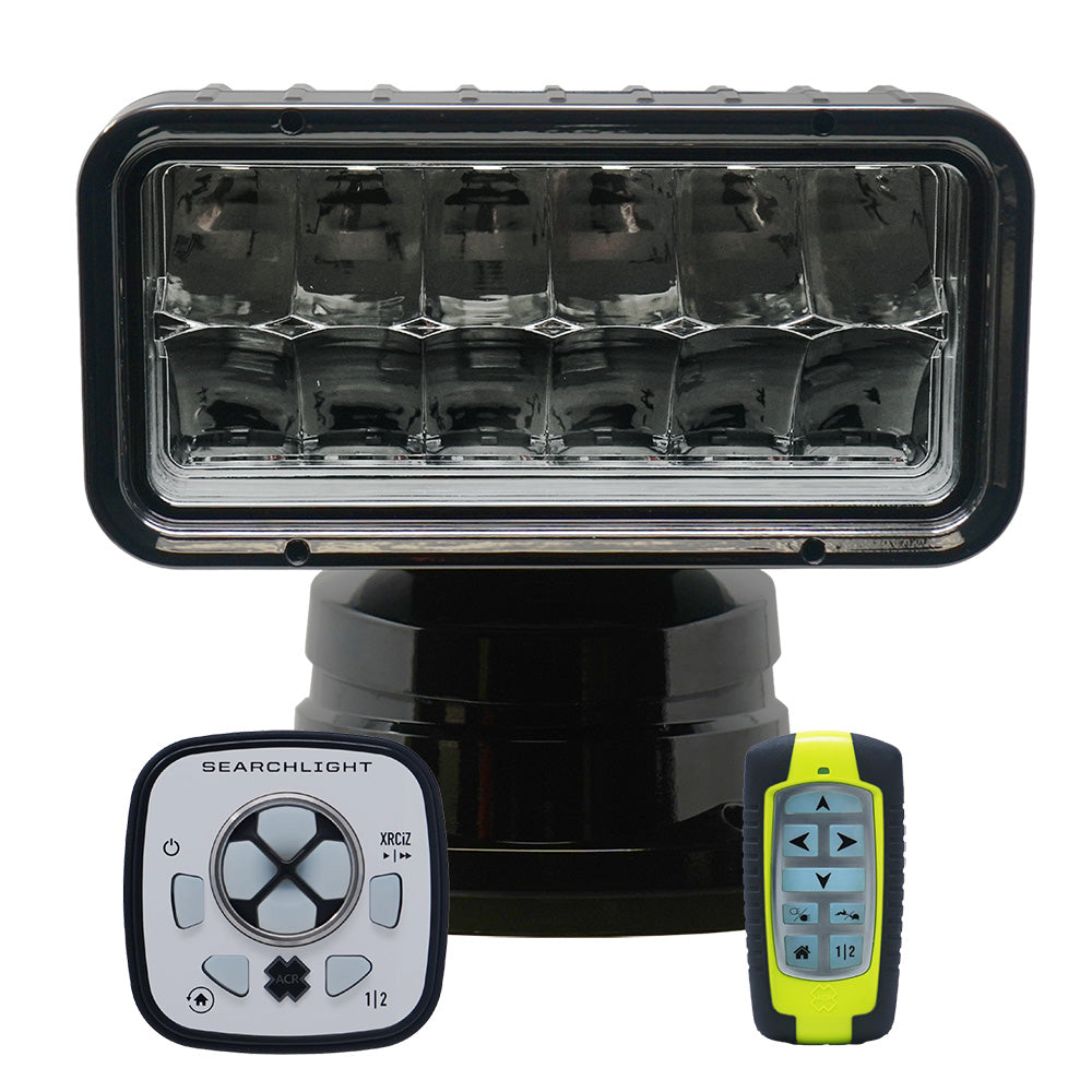 ACR RCL-200 Black Wireless LED Searchlight w/URP-103 Wired Point Pad & URH-103 Wireless Handheld Remote