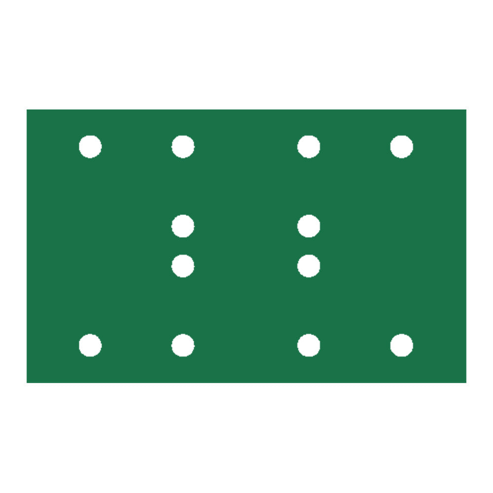 RUPES PROCUT Film Abrasive Sheet 80mm x130mm (3.15" x 5.1") - 12 Holes - P220 Grit *Box of 100pcs