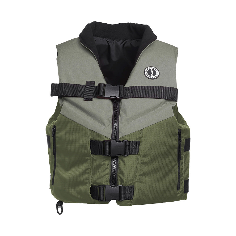 Mustang Accel Foam Vest - Green/Grey - XXL