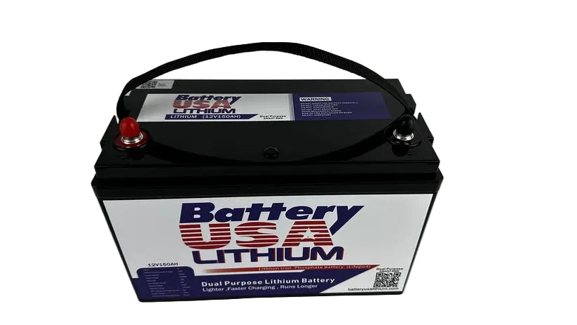 Battery USA 12v 150ah LiFePO4 Lithium Battery