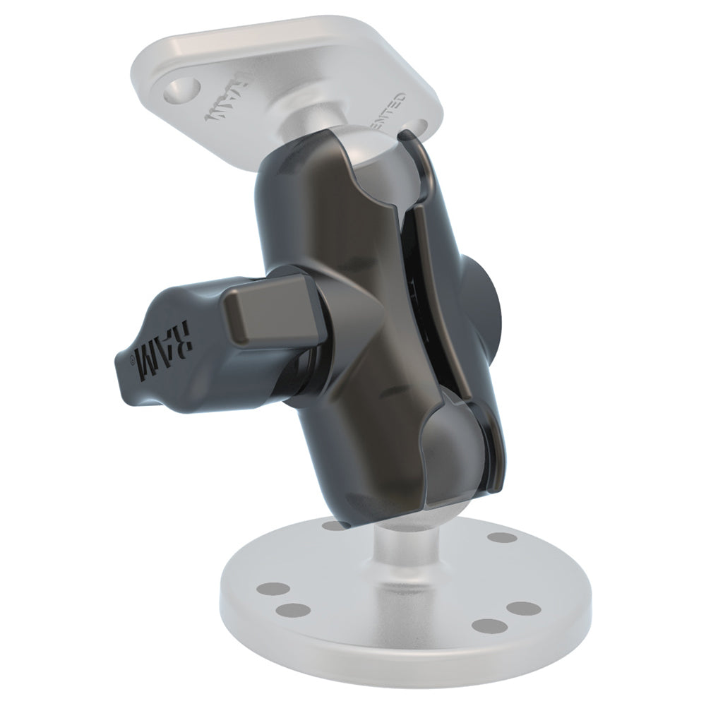 RAM Mount Short Double Socket Arm f/1" Ball Bases