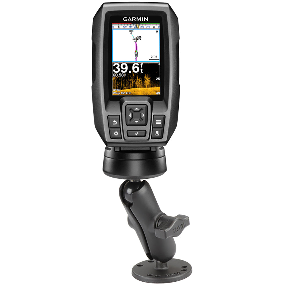 RAM Mount 1" Ball Light Use Surface Mount f/Garmin echo™ 100, 150, 300c
