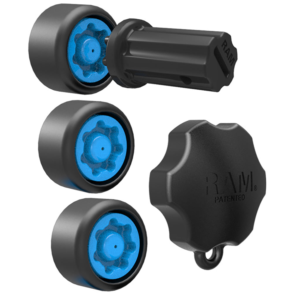 RAM Mount RAM® Pin-Lock™ Security Kit f/Single Swing Arms & Gimbal Brackets