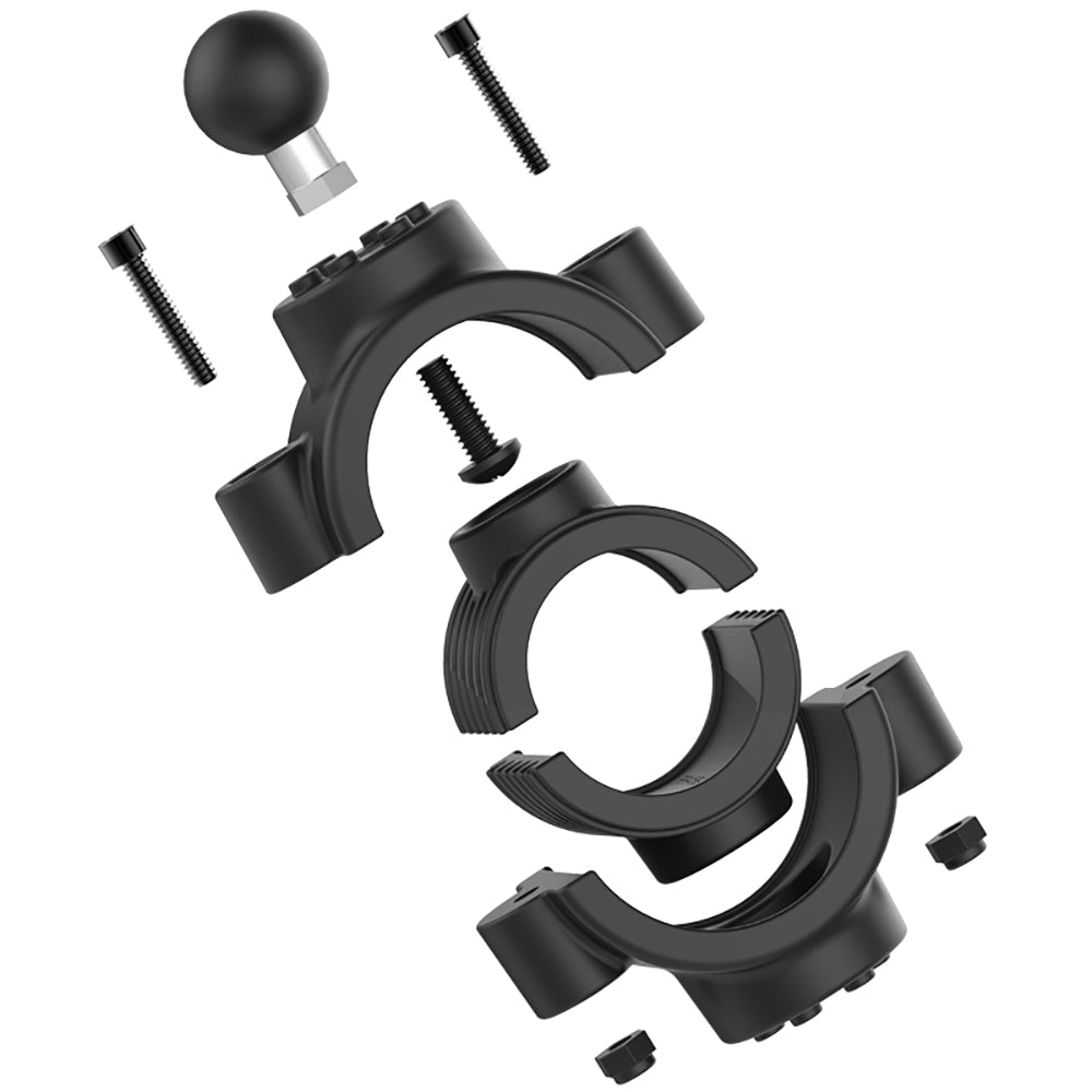 RAM Mount Torque™ 1-1/2" - 2" Diameter Rail Base w/1" Ball