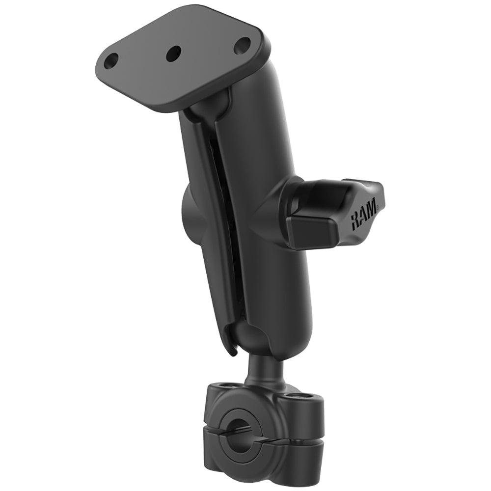 RAM Mount RAM® Torque™ 3/8" - 5/8" Diameter Mini Rail Base w/ 1" Ball, Medium Arm and Diamond Ball Base