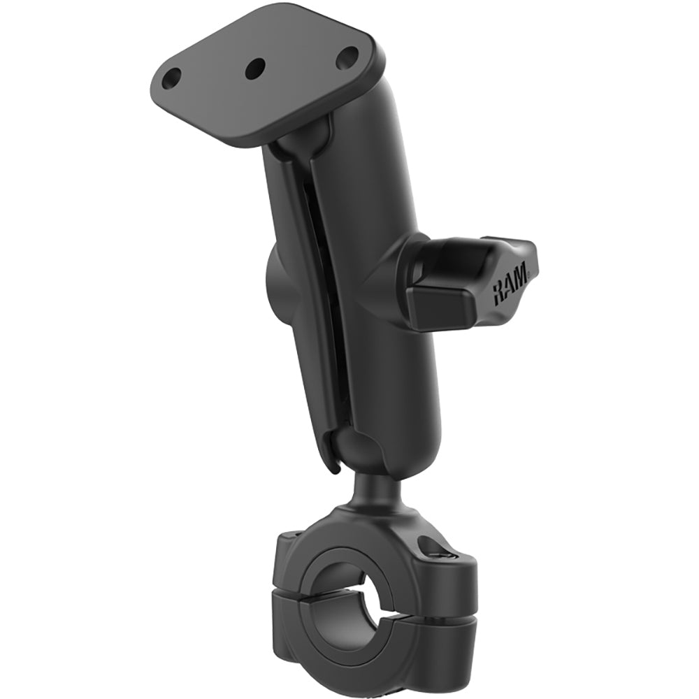 RAM Mount RAM® Torque™ 3/4" - 1" Diameter Handlebar/Rail Base with 1" Ball, Medium Arm and Diamond Ball Base