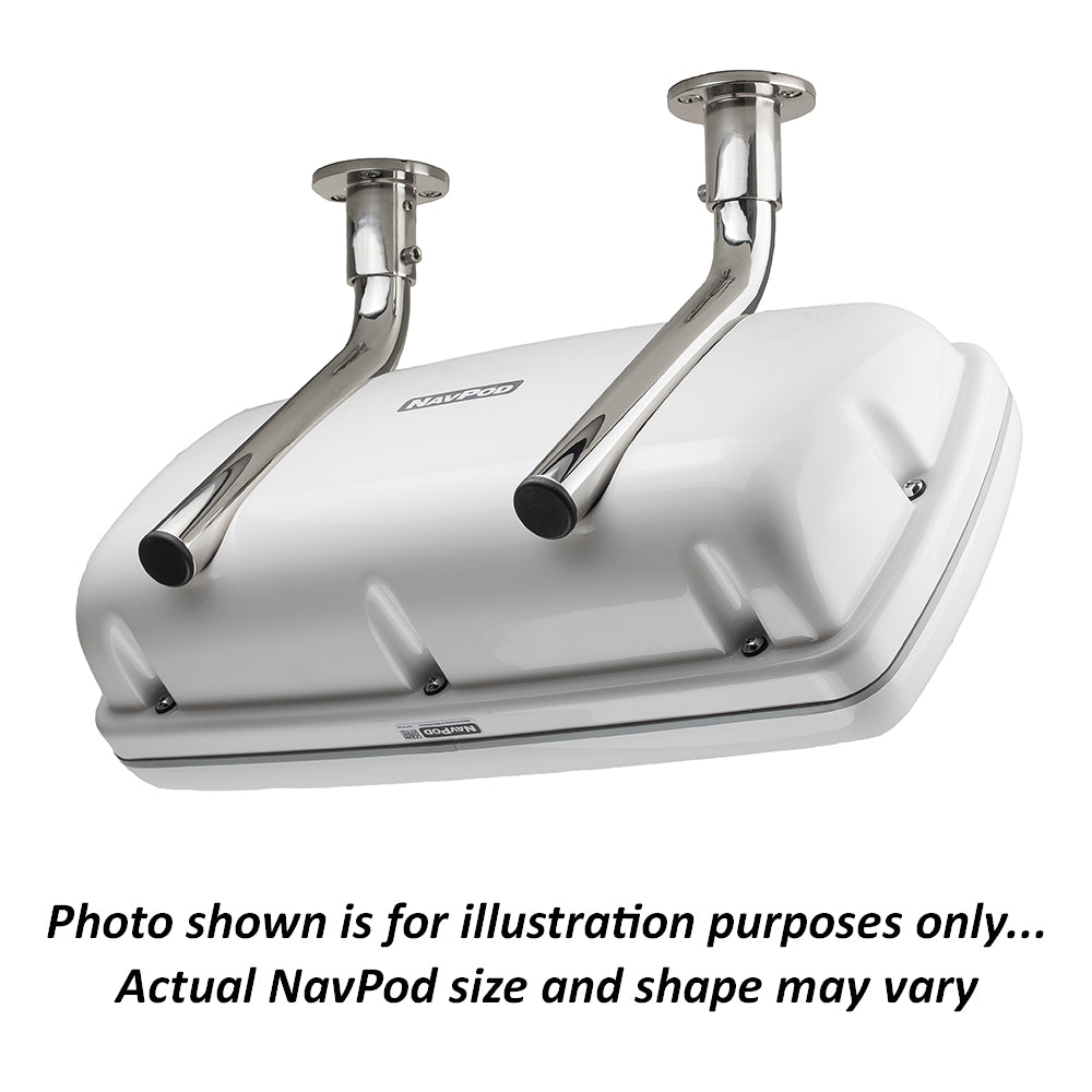 NavPod SystemPod Pre-Cut f/Raymarine AXIOM 9 & 1 Instrument (3.6″ hole) f/9.5″ Wide Guard (Pre-Cut f/Surface Mount Using Rear Mounting Brackets)
