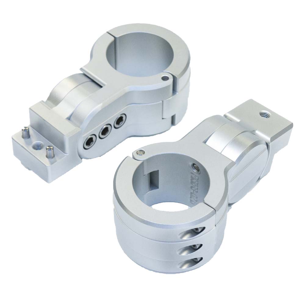 PTM Watersports Board Rack Mounts - 2.5" Pipe Clamp - Silver
