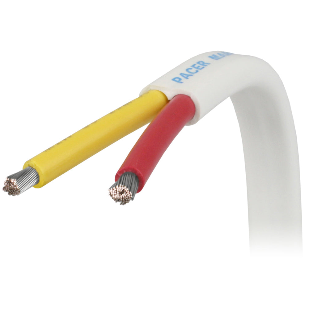 Pacer 6/2 AWG Safety Duplex Cable - Flat Cable - Red/Yellow - 500'
