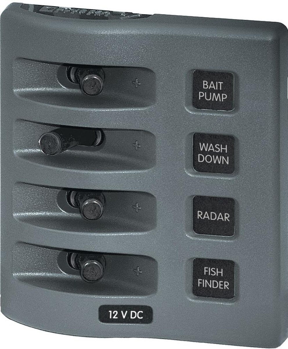 Weather Deck Switch Panel - 4 Circuit