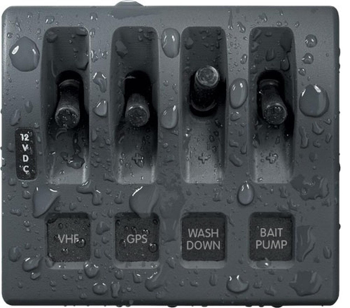 Weather Deck Switch Panel - 4 Circuit