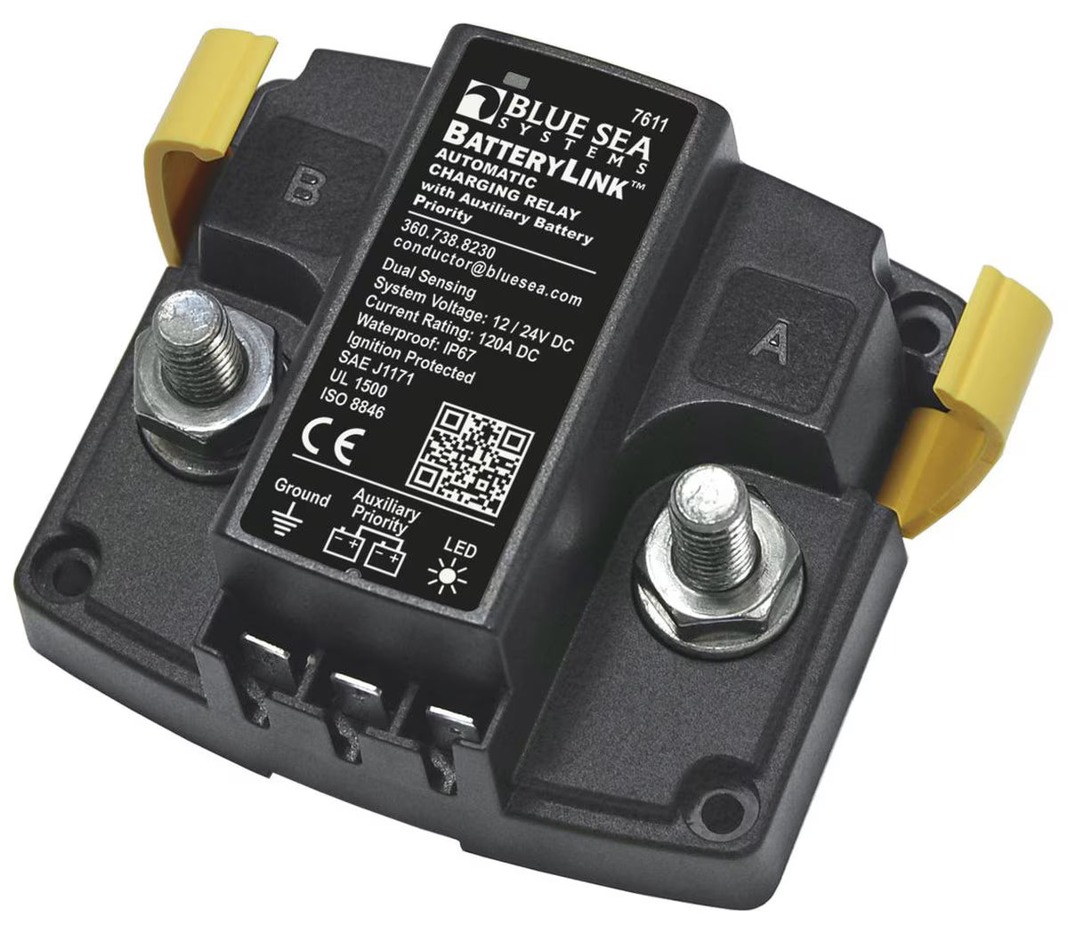 BatteryLink Automatic Charging Relay - 12/24vDC 120A