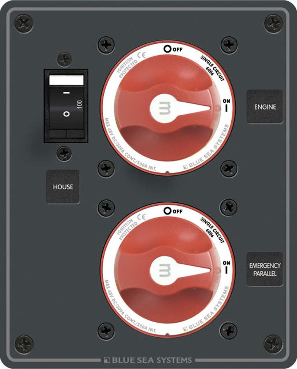 Dual Battery Bank Management Panel Main
