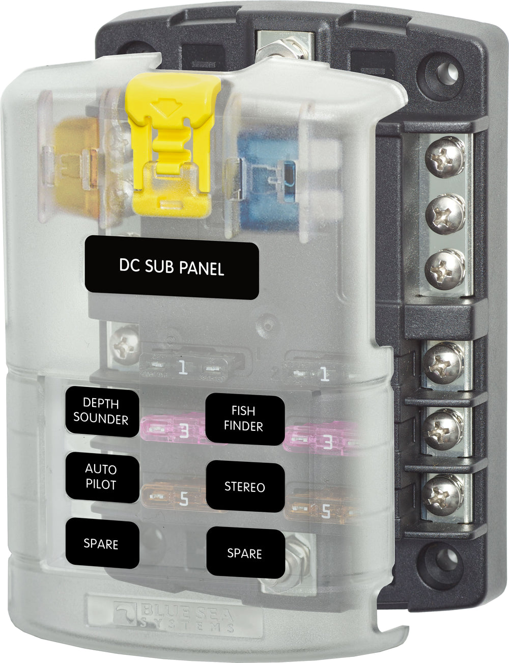 ATC Fuse 6-Circuit Fuse Block w/ Ground