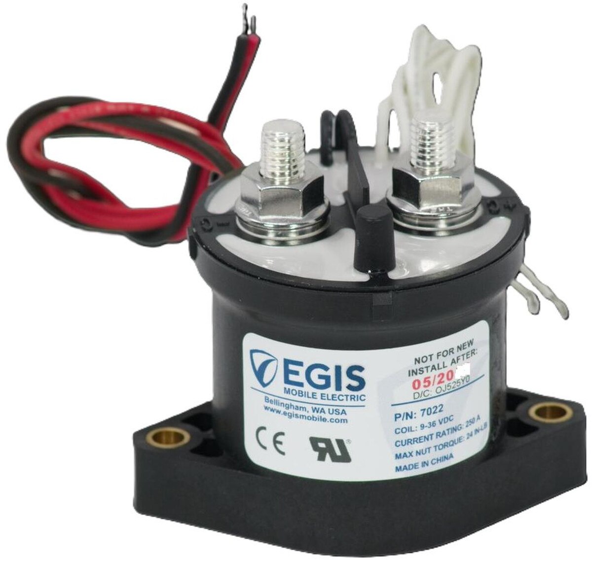 Contactor w/ Auxiliary Contacts - 250 A