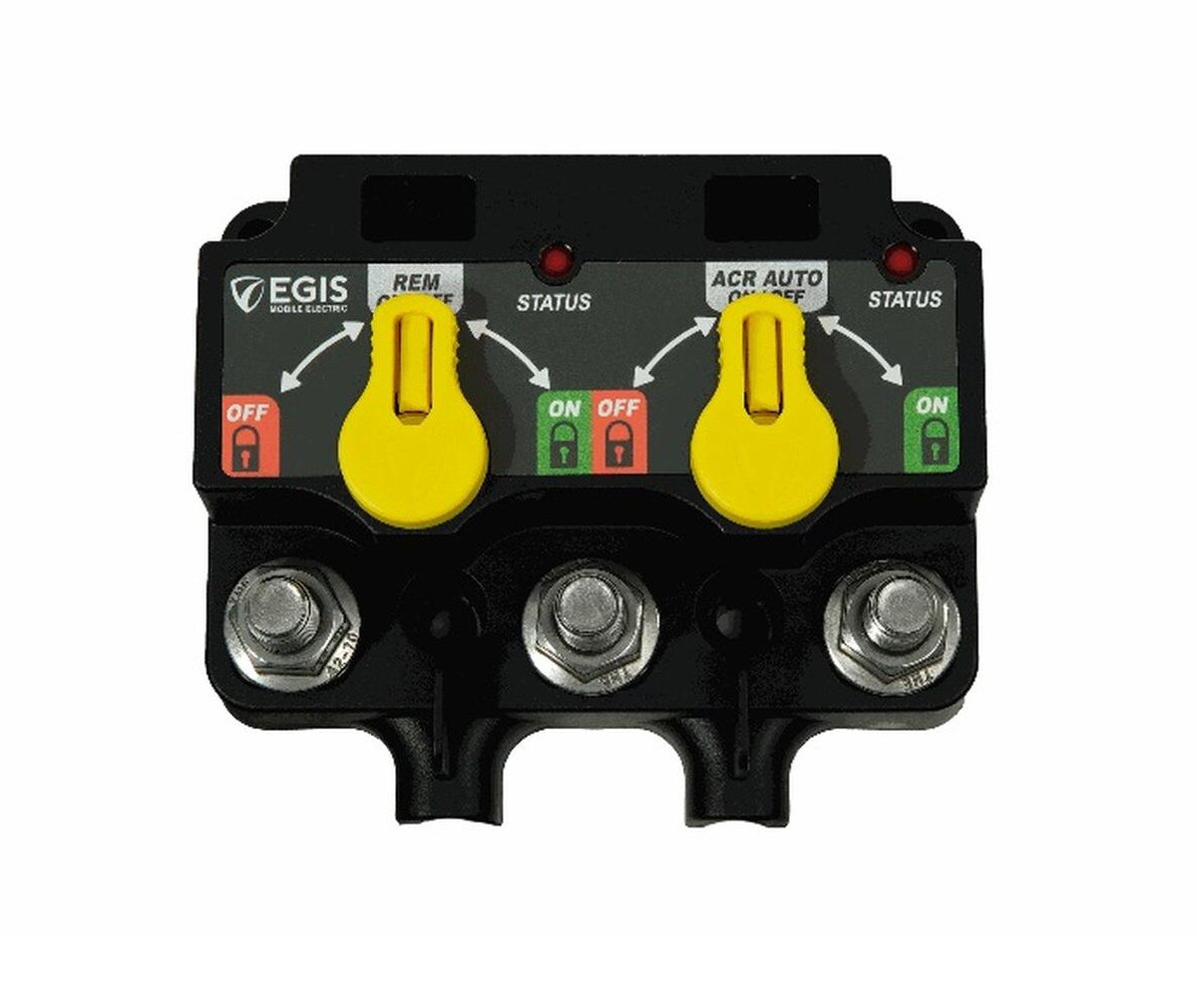 XD Dual Flex 2 Automatic Charging Relay w/ Knobs - Tinned Wires