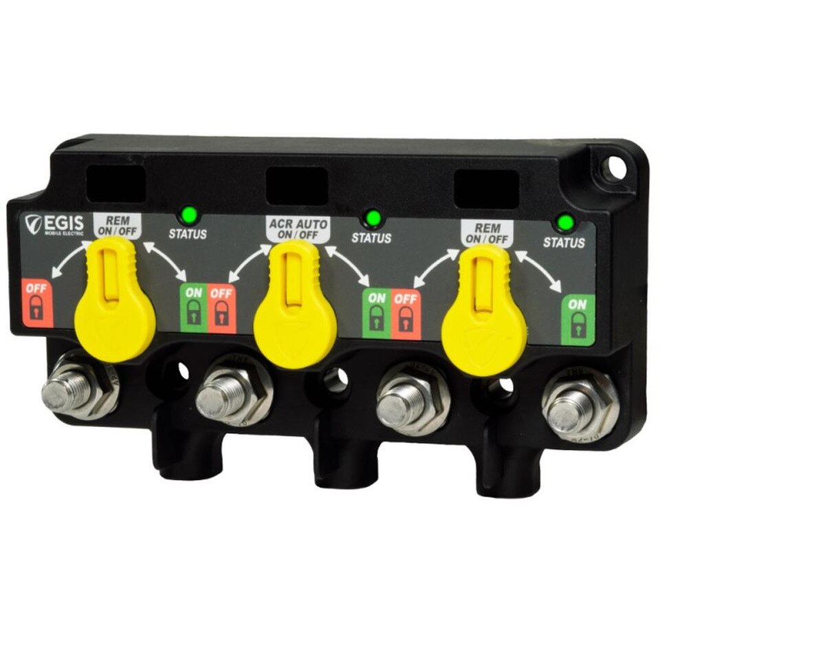 XD Triple Flex Automatic Charging Relay w/ Knobs - Tinned Wire