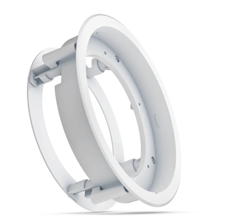 A white flush mount kit for 6.5” and 7.7” Signature Series 3i classic white speakers.