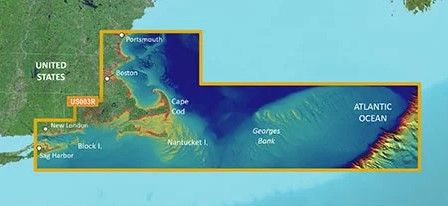 BlueChart G3 Vision - Cape Cod (VUS003R)