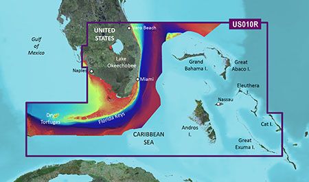 BlueChart G3 Vision - Southeast Florida (VUS010R)