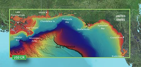 BlueChart G3 Vision - Tampa To New Orleans (VUS012R)