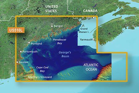 BlueChart G3 Vision - St. John to Cape Cod (VUS510L)