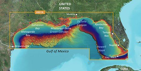 BlueChart G3 Vision - Brownsville To Key Largo (VUS515L)