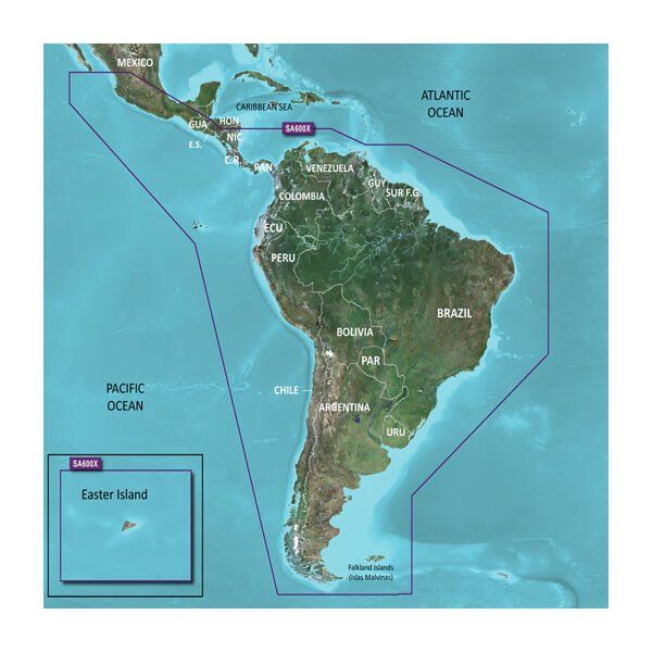BlueChart G3 - South Africa Coastal (HXSA600X)