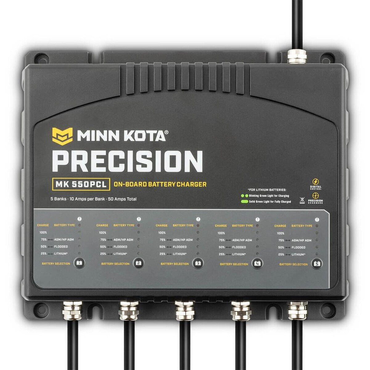 Precision Battery Charger (MK550PCL) - 5 Bank/10A