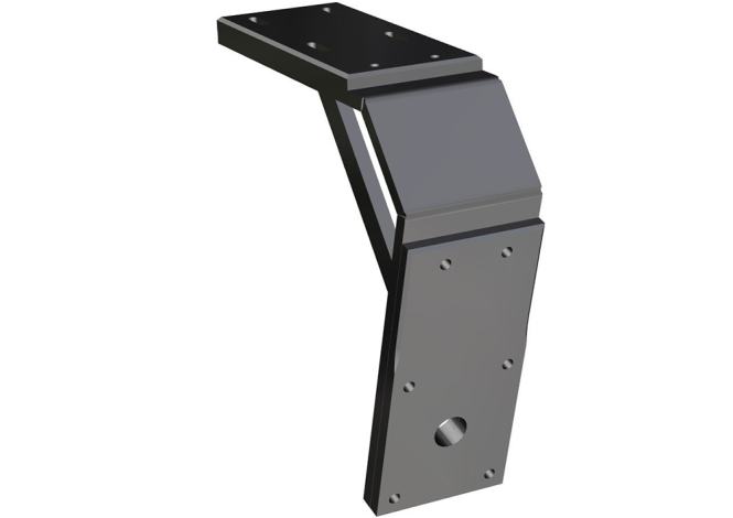 Deck Mounting Bracket - 8" Aft/11" Drop