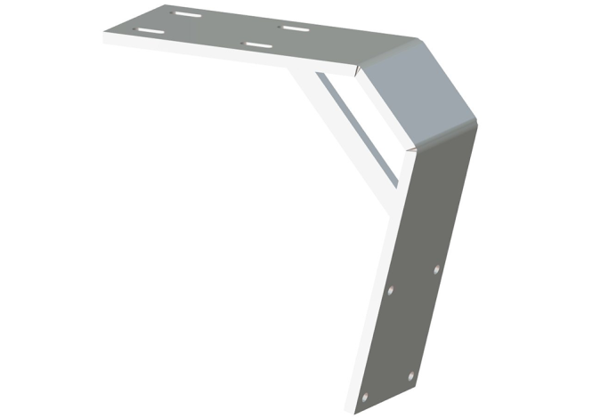 Deck Mounting Bracket - 8" Aft/11" Drop