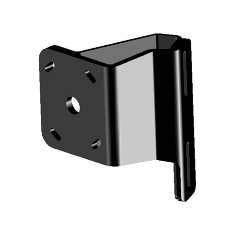 Braced Jackplate Mounting Bracket - Port (2" Setback / 2" Rise)