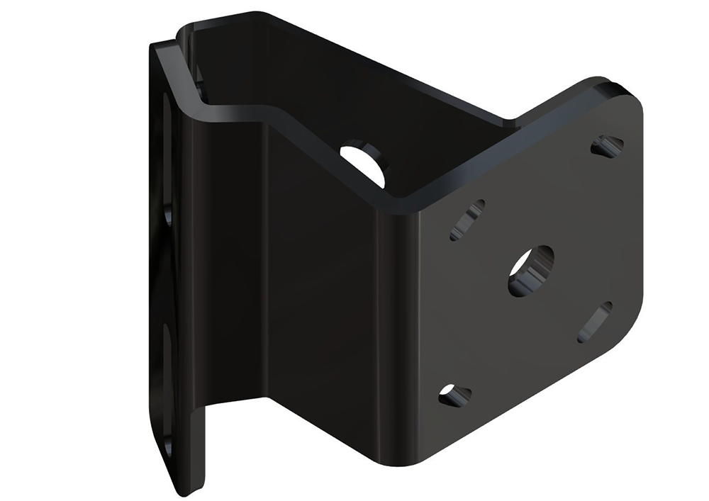 Braced Jackplate Mounting Bracket - Starboard (2" Setback / 2" Rise)