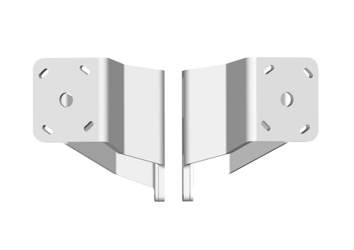 Braced Jackplate Mounting Bracket - Dual (2" Setback / 3" Rise)