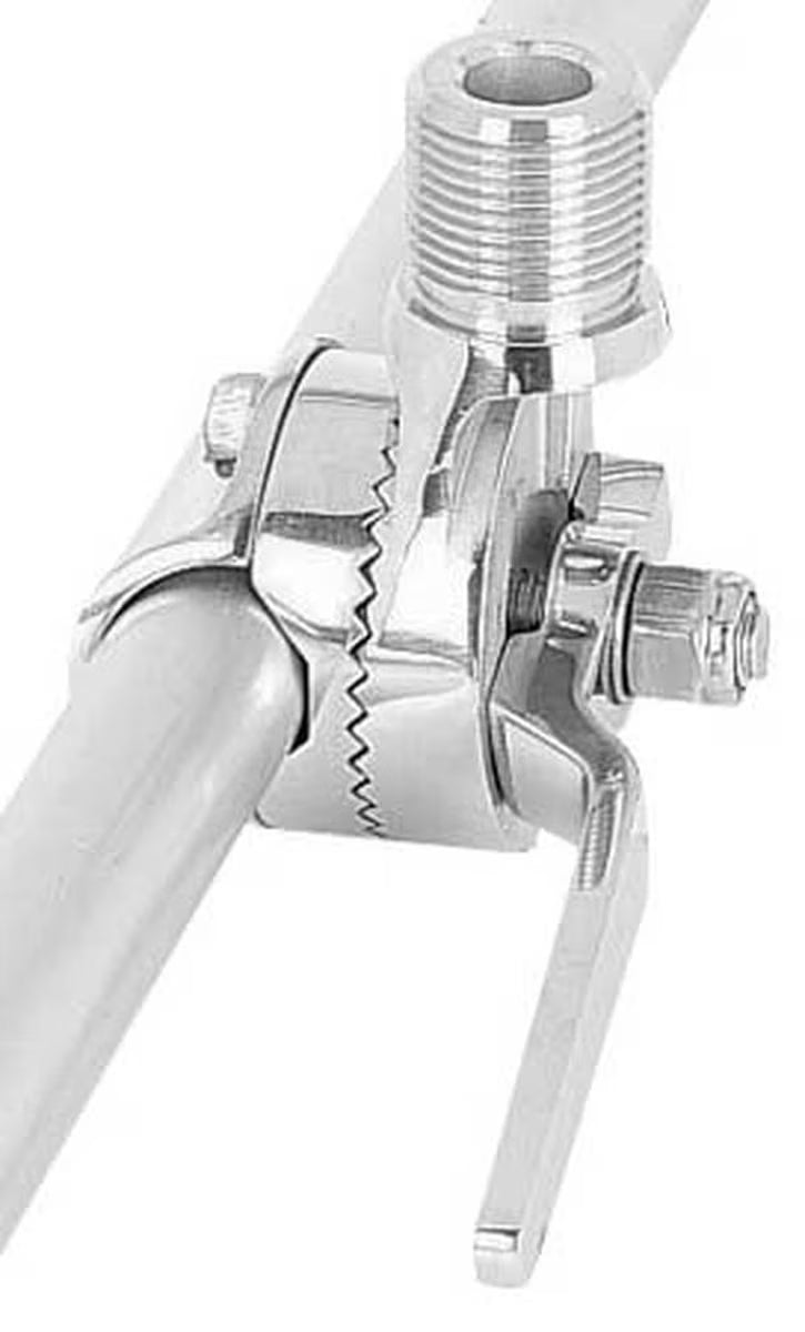 Stainless Steel Antenna Rail Mount - 7/8-1"