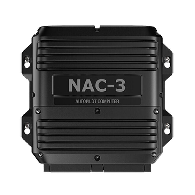 A black autopilot computer with 'NAC-3' labeled on the front.