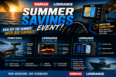 Simrad/Lowrance Summer Savings (5/1/26 - 5/31/26)