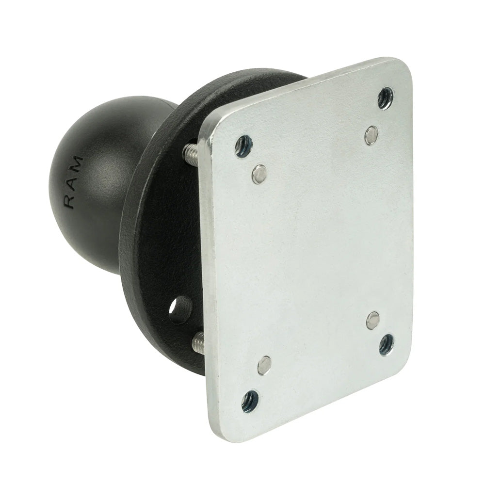RAM Mount Drill-Down Dashboard Ball Base w/Backing Plate - C Size