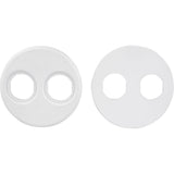 84470Sea-Dog 4" Gauge Power Socket Adapter Mounting Plate - White