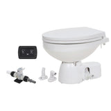 Jabsco Quiet Flush E2 Fresh Water Toilet Regular Bowl - 24V – Soft Close Lid