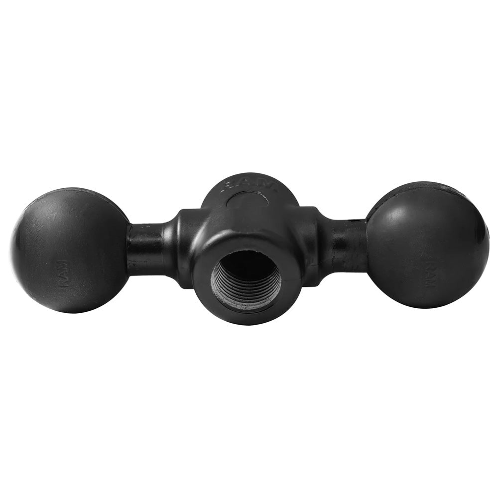 RAM Mount RAM® Double Ball Adapter w/1/2" NPT Threaded Hole