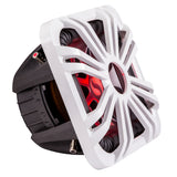 KICKER 10" Square Subwoofer Grille f/11S10L7 & 44L7S10 - White, LED Lighting